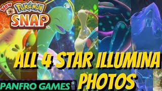 4 Star Photo Guide for all Illumina Pokemon in New Pokemon Snap