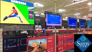 SAM'S CLUB TELEVISIONS SMART TVS 4K TVS SHOP WITH ME SAMS CLUB SHOPPING STORE WALK THROUGH