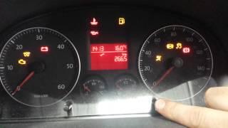 VW caddy maxi service light reset