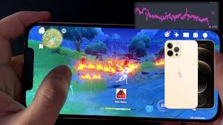 iPhone 12 Pro Max Gaming Test Genshin Impact | Is it better than iPhone 12?