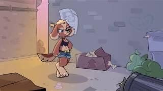 Alley Walk by Vicorice (Animation Furry)