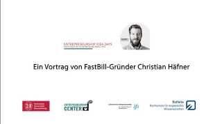 Summerschool-Vortrag von FastBill-Gründer Christian Häfner