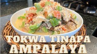 CRISPY TOFU AND TINAPA AMPALAYA CON ITLOG!