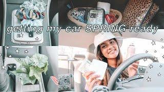 CAR MAKEOVER *SPRING 2021* | decorating, cleaning, decluttering, organizing it with me, aesthetic 