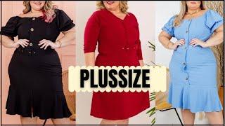 LINDOS VESTIDOS PLUSSIZE / Vestidos Da Moda Plussize / Moda Evangélica Roupas Feminina (Fornecedor)