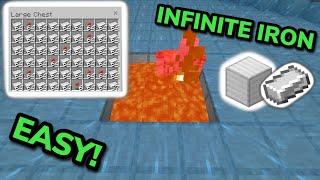 BEST SIMPLE 1.21 IRON FARM TUTORIAL in Minecraft Bedrock (MCPE/Xbox/PS4/Switch/PC)