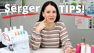 My BEST serger tips! - money saving, finishing seams and many more...
