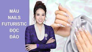 Nails Futuristic Độc Đáo | Top Nail 2022 | KellyPang Nail