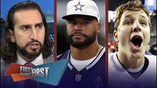 FIRST THINGS FIRST | Nick Wright reacts to Cowboys at 49ers (-4) Sunday at 8:20 ET