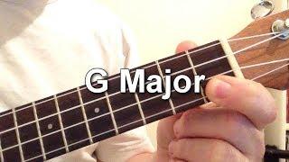 How to play G Major chord on the ukulele!