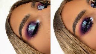 ABH RIVIERA PALETTE PURPLE BLUE SPOTLIGHT HALO EYE | MAKEUP TUTORIAL