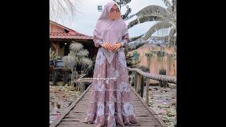 Gamis Set Khimar Syari Exclusive Limited Edition LOVELYSPRING by Zannabe (for order 085865556664)