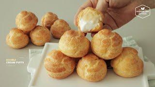 2가지 크림으로 더 맛있는 슈크림 * 슈 만들기 : Delicious Double Cream puffs(Choux) Recipe | Cooking tree