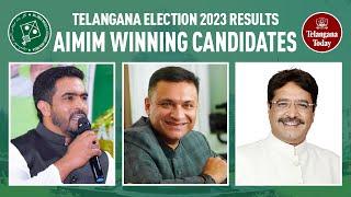 Telangana Election 2023 Results: AIMIM Party Winning Candidates | #TelanganaElections2023