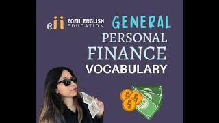 GENERAL PERSONAL FINANCE VOCABULARY (In Burmese) | Zoeii English Education