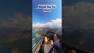 Glider Flying Over Swiss Mountains | Pure Soaring Experience