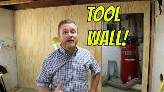 #96 Back in the Workshop building the Tool Wall!