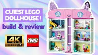 BIGGEST LEGO SET FOR GIRLS? Gabby's Dollhouse unboxing / build / review