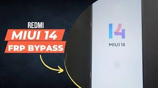 Redmi note 10 pro MIUI 14 frp bypass || New method || Bypass all new model Android 13