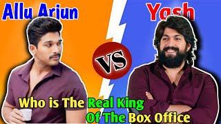 Allu Arjun vs Yash: Box Office Kings | Top 10 Movies comparison video