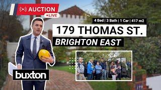 Live Auction @ 179 Thomas Street, Brighton East