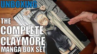 Unboxing the COMPLETE SET of the Claymore Manga Series