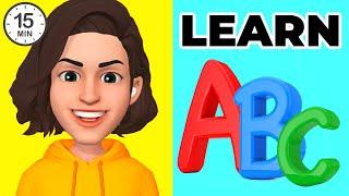 Toddler Learning Video | Baby Learning | ABC Alphabet Song | Phonics ABCDE | Super Renell Kids Songs