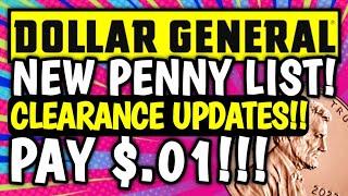 PAY $.01! PENNY LIST & CLEARANCE UPDATES!CHEAT SHEETS!DOLLAR GENERAL PENNY LIST 7/9DG PENNY LIST