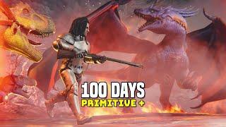 I Survived 100 DAYS in ARK's Abandoned DLC!