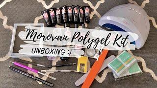 unboxing a morovan polygel kit from Amazon! 