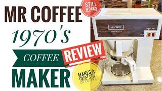 OLD 1970'S VINTAGE Mr Coffee CB600 Automatic Coffee Maker REVIEW and It Still Works