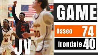 JV Game Highlights: Osseo Beats Irondale 74-40 Dec 2024