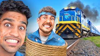 I Played a MrBeast Game| Trolly Problem | தமிழ்