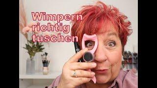 Wimpern werden im Alter weniger, kürzer und empfindlicher- diese Mascara Auftrage Technik hilft