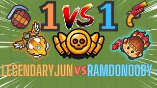 Zombs Royale 1v1 on 5 Different Regions | LegendaryJun vs. ramdonooby