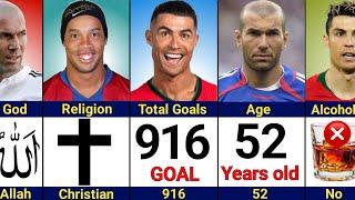 Comparison: Ronaldo vs Ronaldinho vs Zidane | Icon France, Icon Brazil And GOAT.