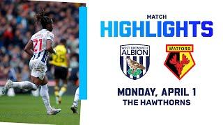 Emphatic strikes see Baggies stretch unbeaten run to eight | Albion 2-2 Watford | MATCH HIGHLIGHTS