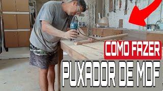 COMO FAZER, PUXADOR DE MDF PARA LAQUEAR/SPOILER #marcenaria #diy #woodworking