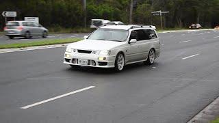 Worlds best sounding '98 Nissan Stagea RS Four S?!! RB25DET NEO, Accelerations and Revs!!
