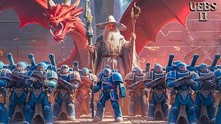 CAN Alliance Of GANDALF & SPACE MARINE Stop MORDOR Army | Ultimate Epic Battle Simulator 2 UEBS 2