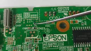 Ремонт принтера Epson L222. Не печатает, белый лист.