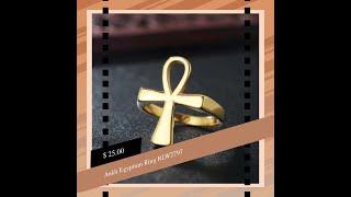 Ankh Egyptian Ring RLW2797