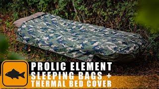 Element Sleeping Bags and Cover - Carp Fishing