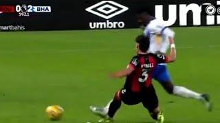 Carlos Baleba Red Card, Bournemouth vs Brighton (1-2), All Goals Results/Extended Highlights