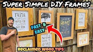 Fast & Easy DIY Frames: Beginner Woodworking Tips and Tricks