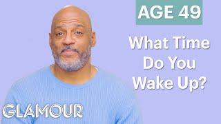 70 Men Ages 5-75: What Time Do You Wake Up? | Glamour
