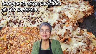 Lasagna de carne molida de res ! Riquísima ! | Cocina Tutuli