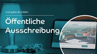 Öffentliche Ausschreibung | evergabe.de erklärt