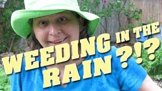 WEEDING in the RAIN?!? Need a good laugh??  WATCH THIS!!