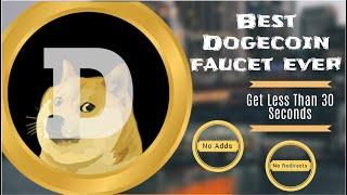 Best Dogecoin faucet ever | Earn free Dogecoin to faucetpay account